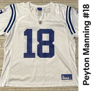 Peyton Manning Indianapolis Colts‎ Reebok Football Jersey Woman’s XL